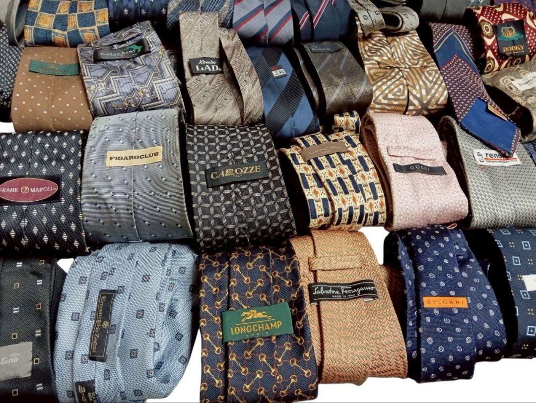 ネクタイ まとめ 大量 100点 メンズ ブランド HERMES ①