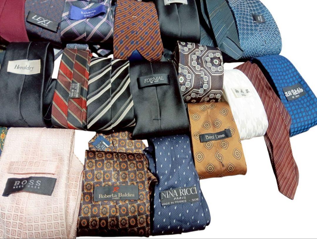 ネクタイ まとめ 大量 100点 メンズ ブランド HERMES ①