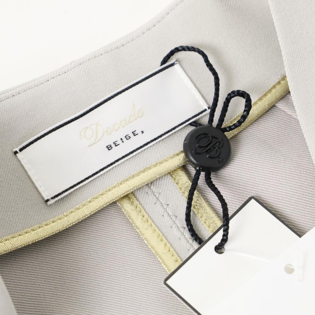 832新品 BEIGE, 25新作 ベイジ LUIZA ノーカラージャケット32