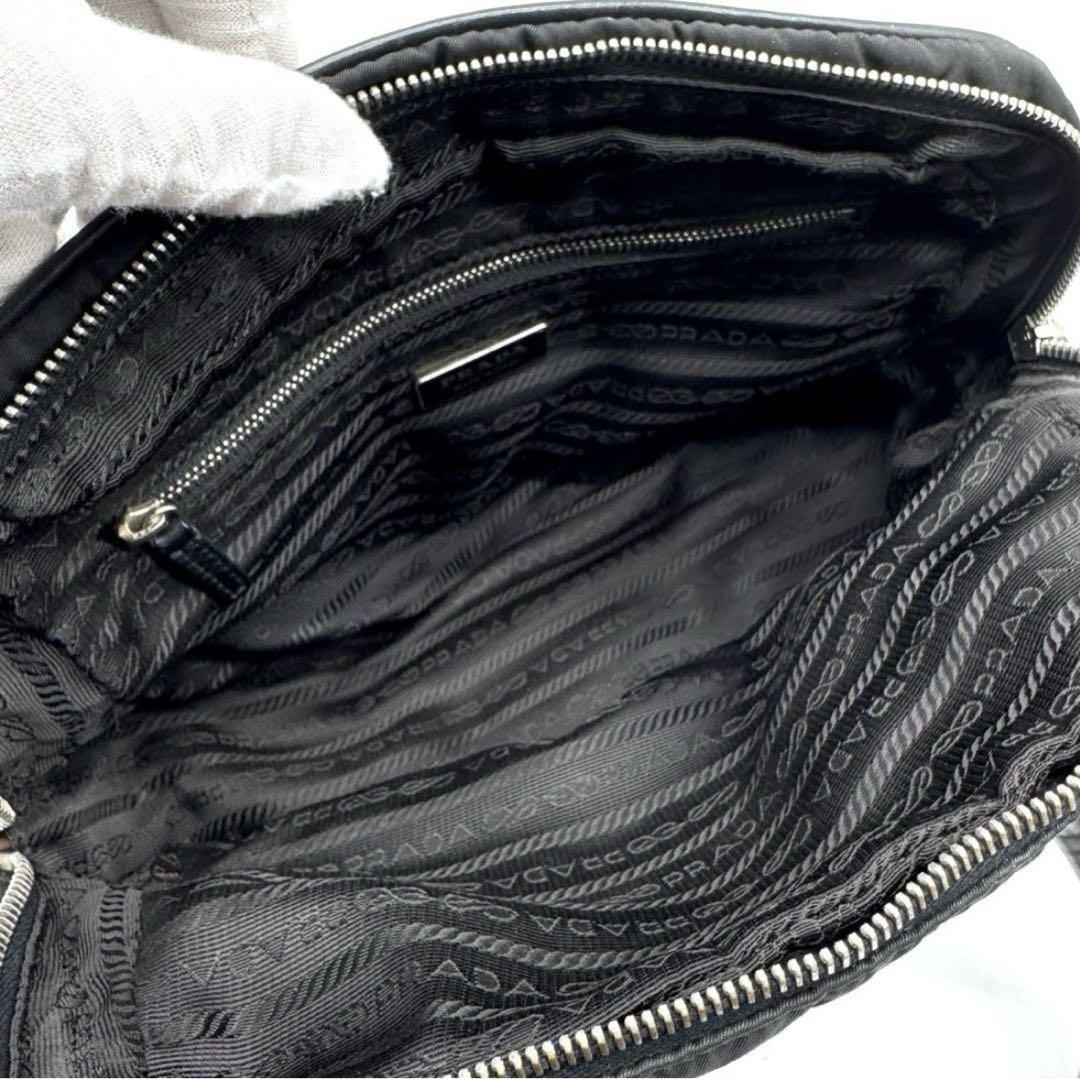 PRADA プラダ ミニ ハンドバッグ ボーリングバッグ 三角ロゴ ナイロン