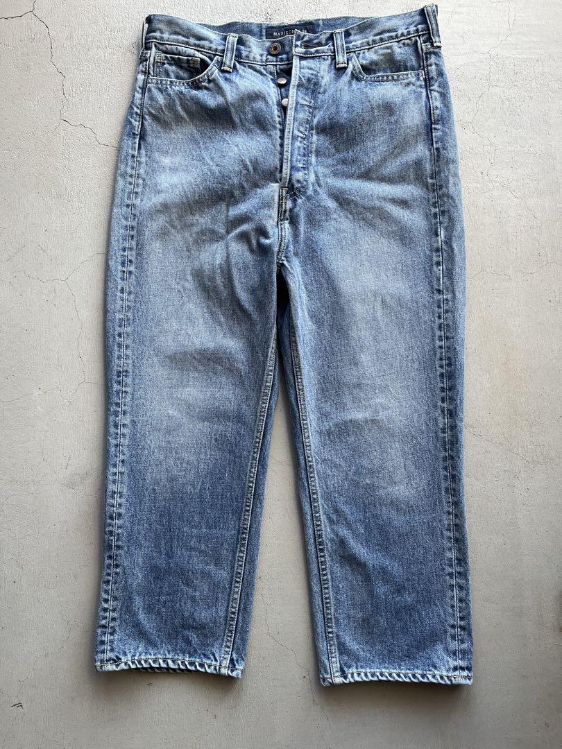 【完売品】MADISON BLUE サルエルパンツ 美脚×抜け感デニム 完売品】MADISON BLUE サルエルパンツ 美脚×抜け感デニム - メルカリ