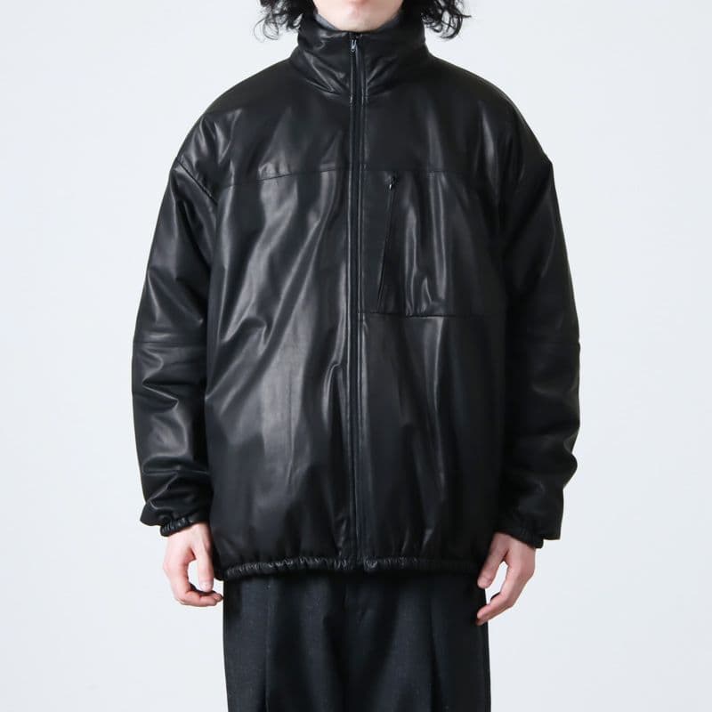 コモリ COMOLI 23AW シープスキン パフジャケット 2 ブラックL・COMOLI