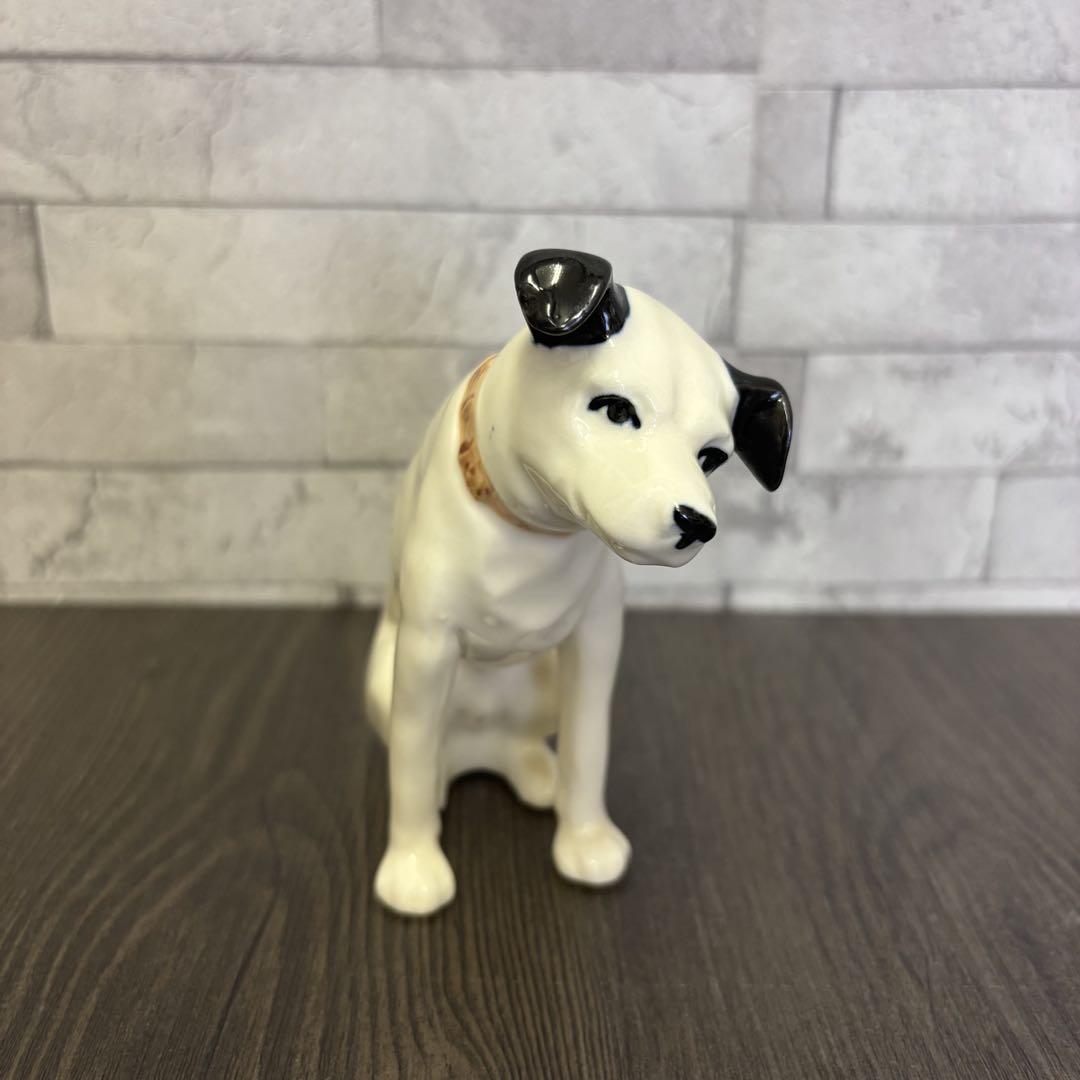 ビクター ニッパー犬 陶器製フィギュア 7体セット ビクター ニッパー犬 陶器製フィギュア 7体セット