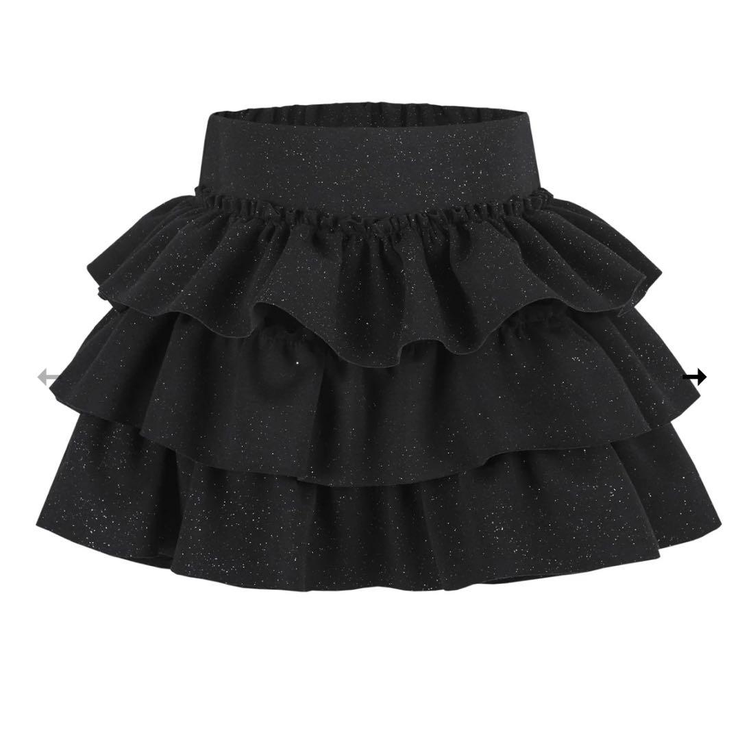 andwang Kirakira skirt 002 ブラック andwang kirakira skirt 02 ブラック 黒