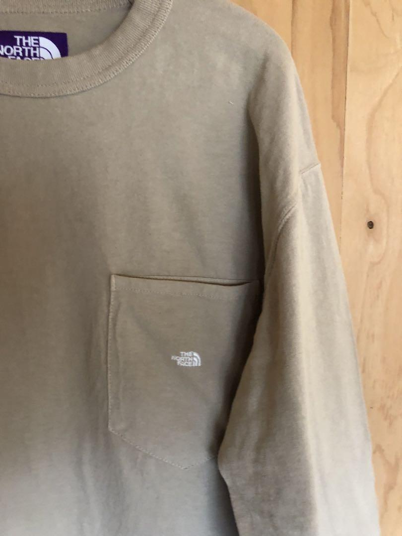 (正規品) ノースフェイスパープルレーベル　24秋冬 7oz ポケットロンT L