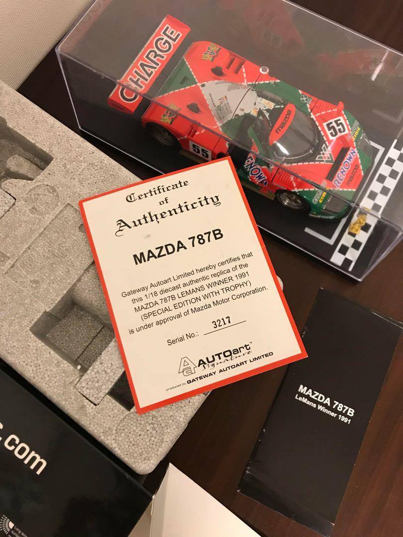 autoart 1/18 MAZDA 787B Special Edition