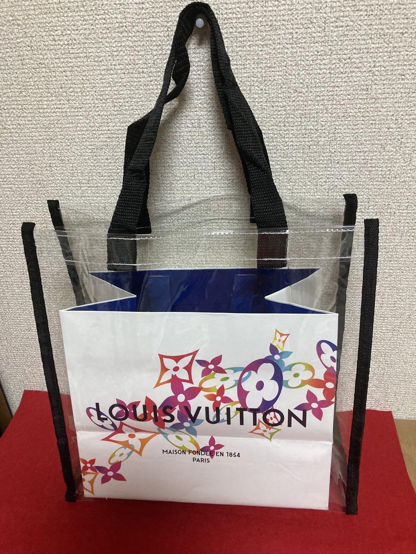 値下げ中❗️ルイヴィトンショッパー＆新品ノーブランドクリアバック2点セット