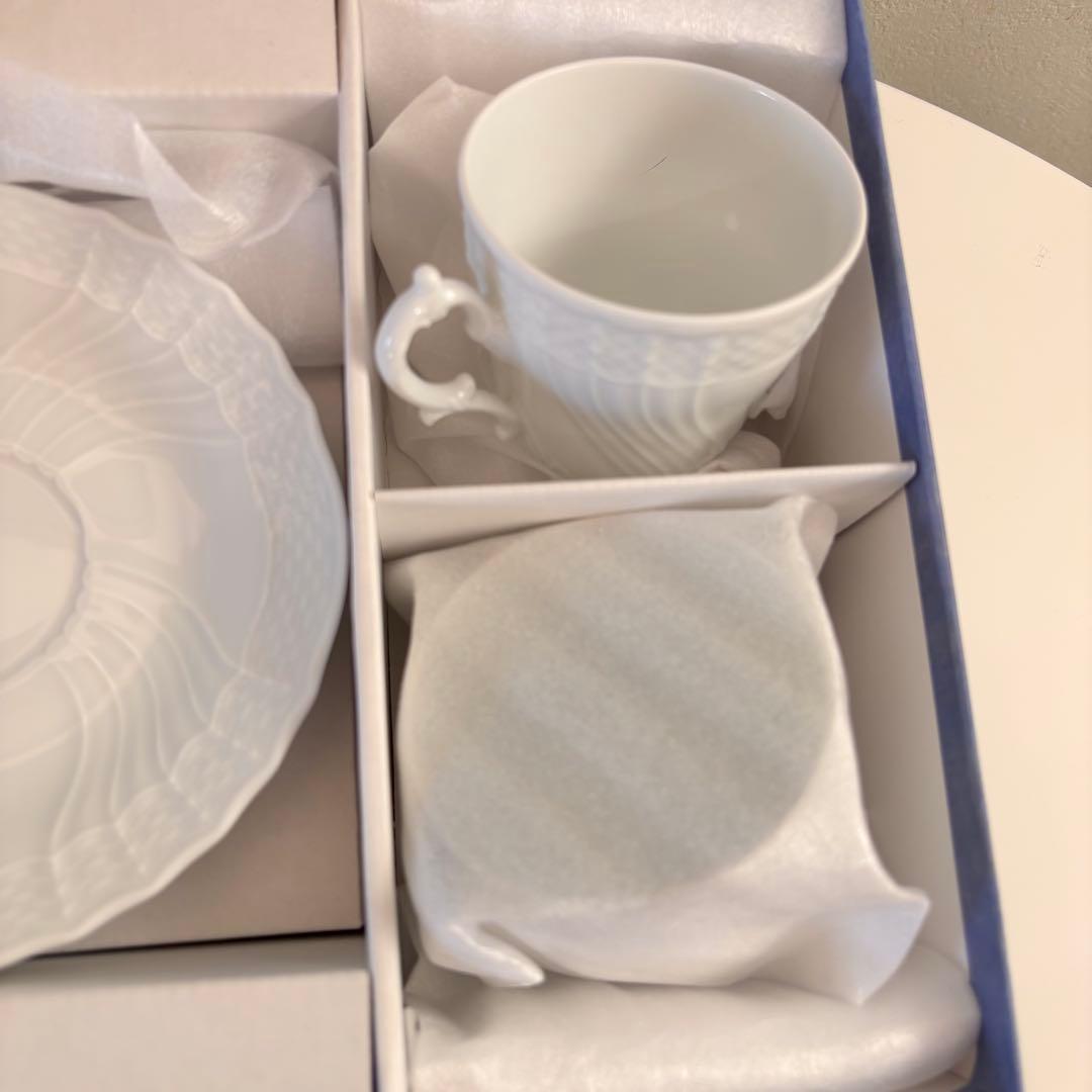 リチャードジノリベッキオホワイトコーヒーカップ ソーサー2客Richard Ginori WWW_OPDRERGINERDOGAN_COM
