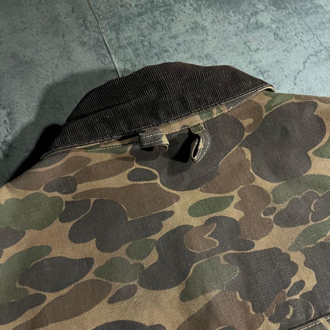 80s Carhartt USA製 ハンティングジャケット ダック 迷彩 80s Carhartt USA製 ハンティングジャケット ダック 迷彩