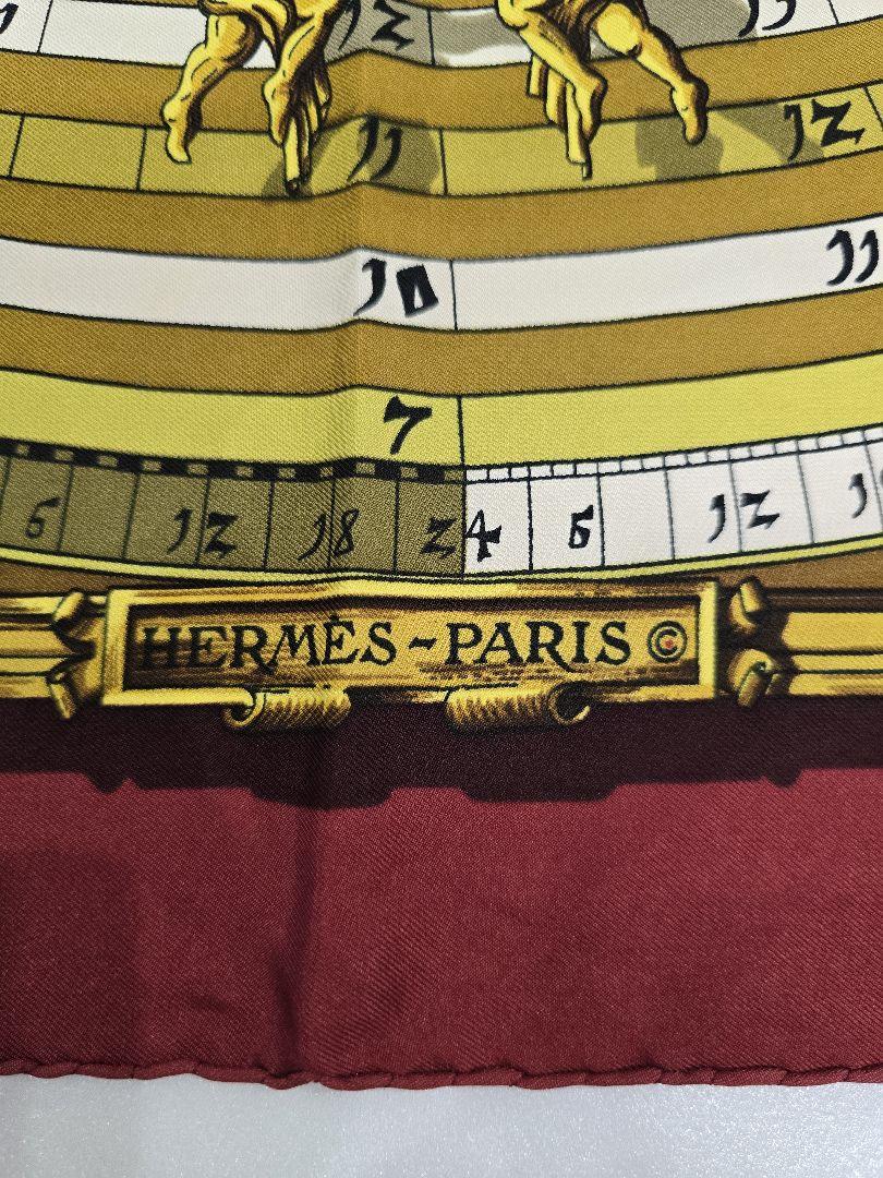 MT339 エルメス HERMES スカーフ 占星術 シルク 現状品