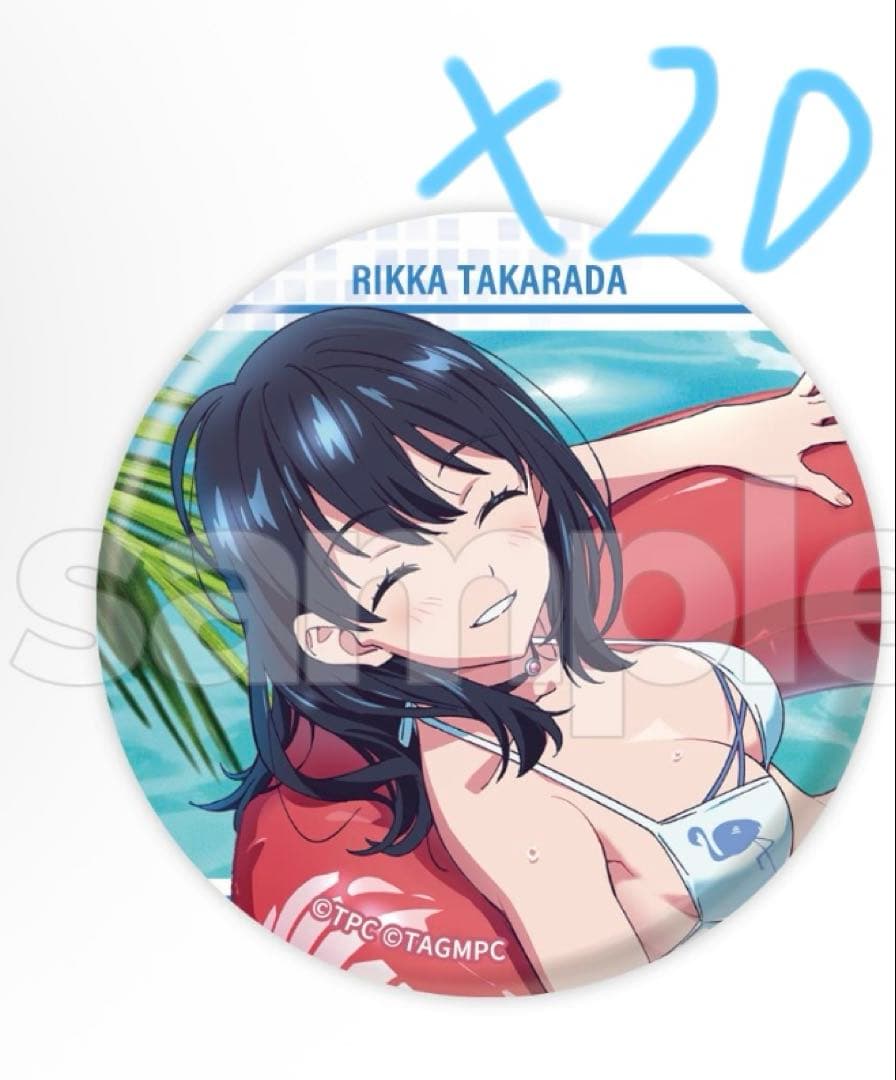 dmmスクラッチ 水着 六花 缶バッジ グリッドマン 20点