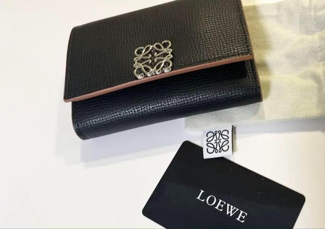 【美品】LOEWE 三つ折り財布