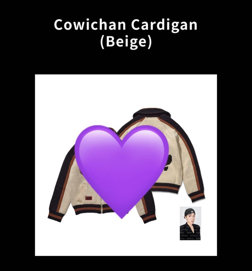 BTS HOPE ON THE STAGEカーディガン(トレカ付き) BTS J-HOPE TOUR [HOPE ON THE STAGE] Official COWICHAN