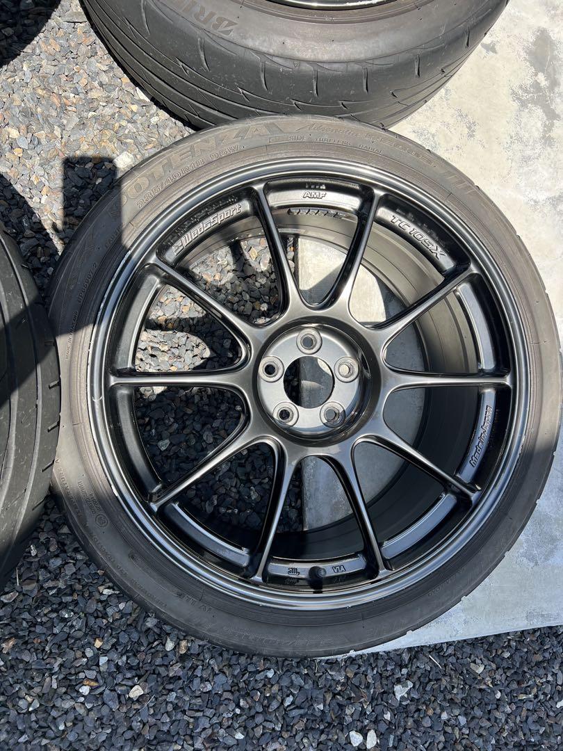 タイヤ・ホイール weds sports TC105x 18x9.5J 5H100+45