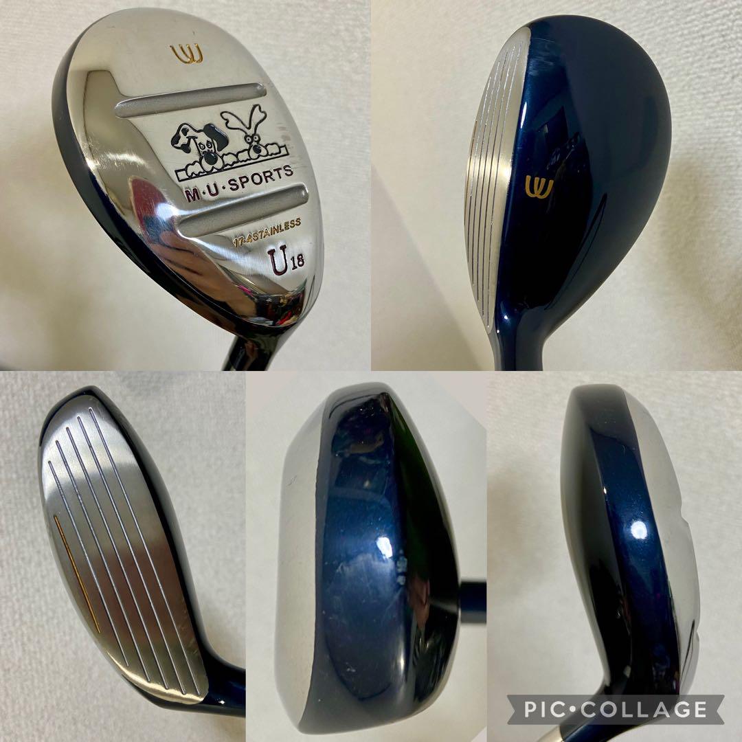 M.U SPORTS ミエコ ウエサコ ゴルフキャディバック& クラブセット MU スポーツ ミエコ ウエサコ ゴルフ クラブ キャディバッグ セット