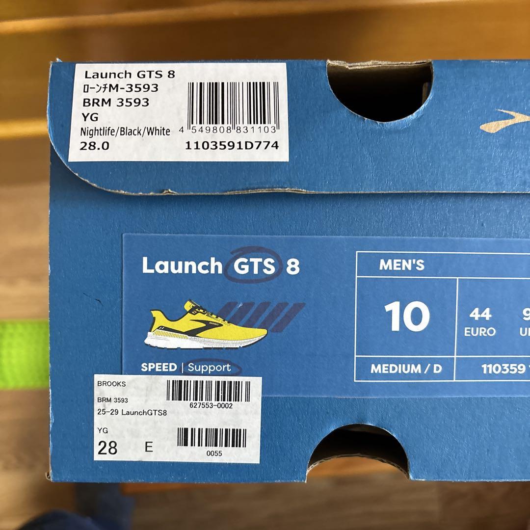 未使用/箱付き】Brooks Launch GTS 28.0