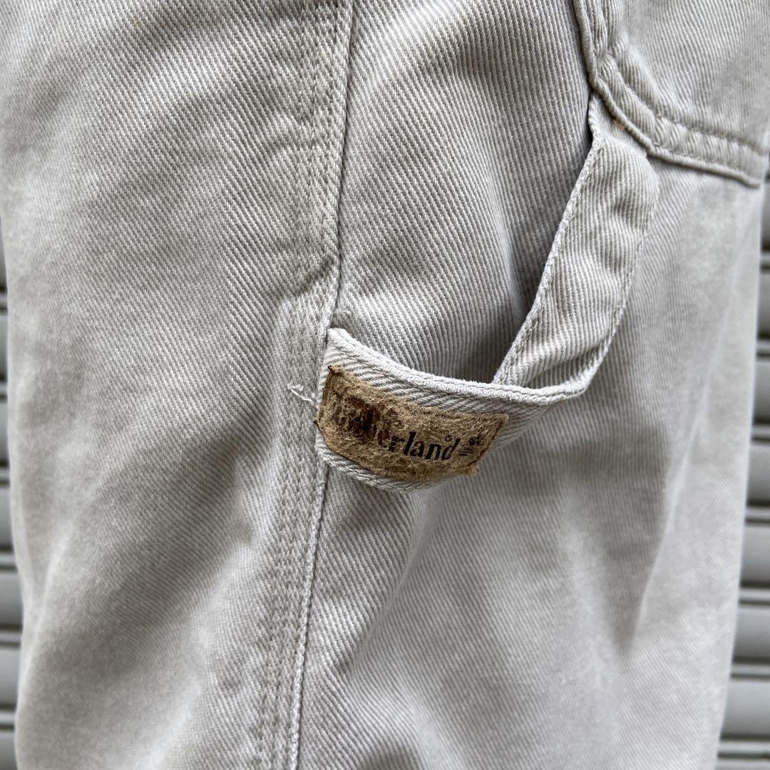 90s☆Timberland☆ペインターショーツ☆サンドカラー☆W35☆