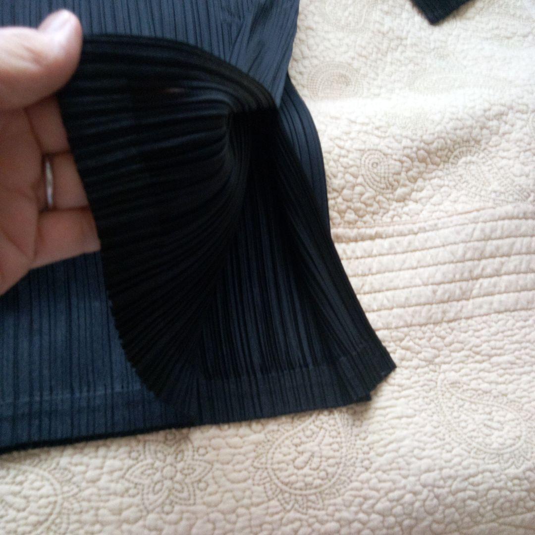 PLEATSPLEASE ISSEY MIYAKE 黒ワンピース長袖