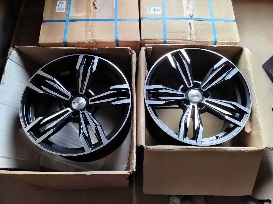 EMN GERMANY BMWタイプ5スポークブラックポリッシュ