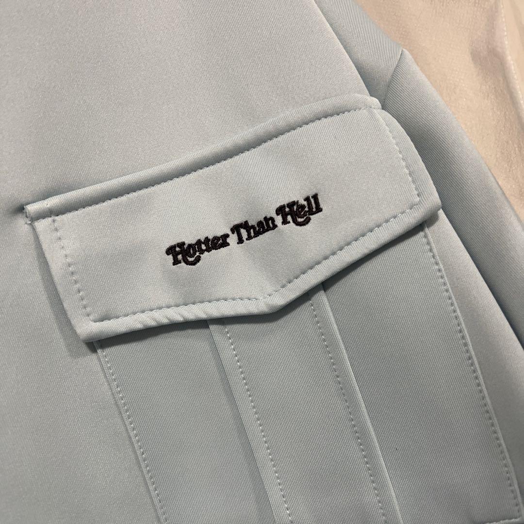 hth トラックジャケット サックスブルー