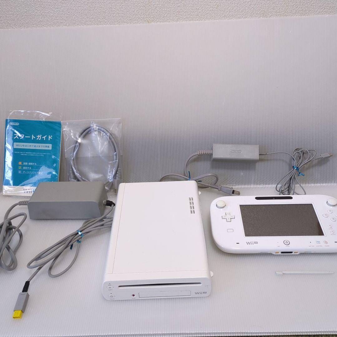 Nintendo Wii U 本体 ホワイト BASIC SET 8GB - メルカリ