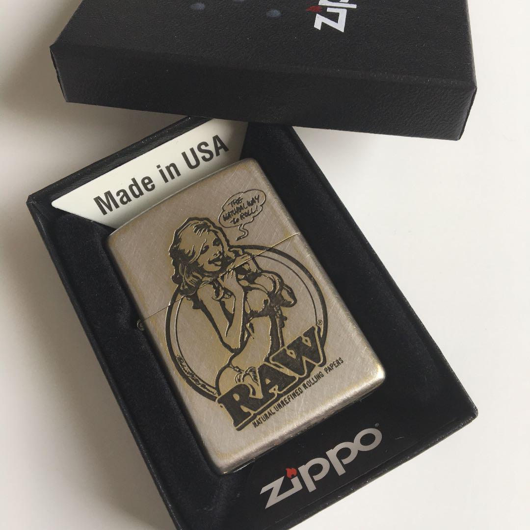 新品RAW 正規品 ガールジッポ ZIPPO ライター ロッキンジェリービーン 画像1