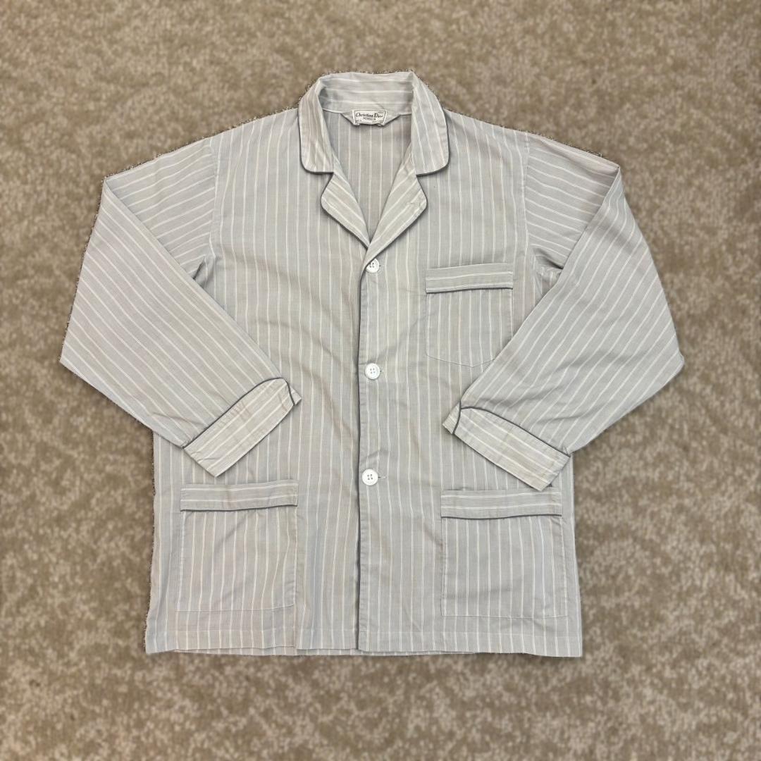 Christian Dior ストライプ パジャマシャツ ジャケット LサイズL Christian Dior