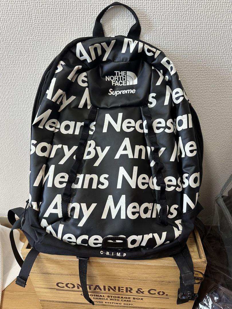supreme×the north face Black backpack