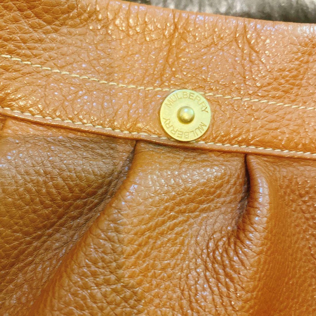 MULBERRY マルベリー　ブラウンレザーバッグ