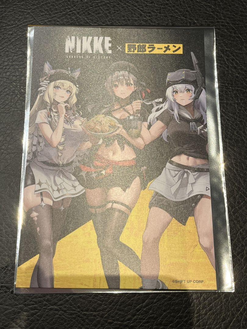 新品未使用　　勝利の女神：NIKKE野郎ラーメンコラボ　ポストカード14枚セット 勝利の女神：NIKKE 野郎ラーメン ノベルティ ポストカード 4種