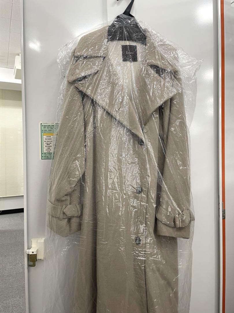 値下げ 【新品、タグ付き】ウールトレンチコート　anuans アニュアンス