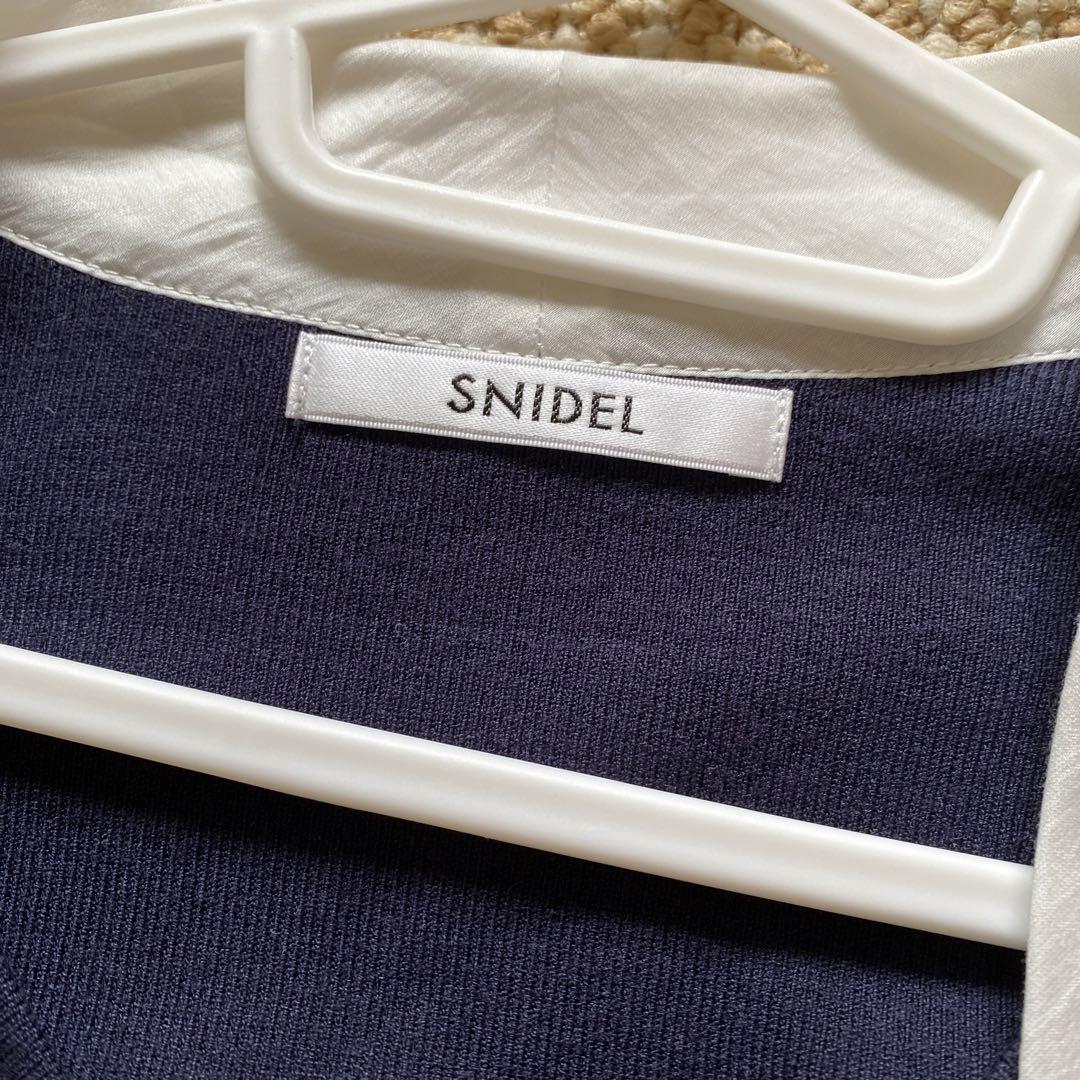 snidel　シアーボウタイニットプルオーバー