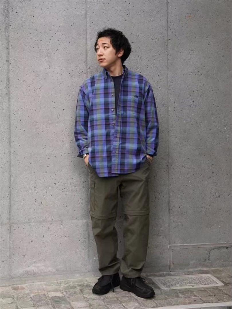 THE NORTH FACE ノースフェイス ロングスリーブマドラスシャツ