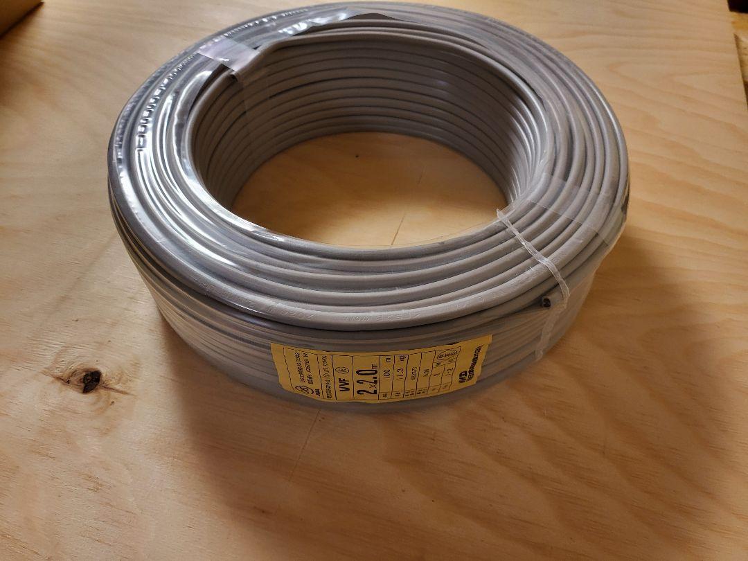 VVF VA 2×2.0mm エフケーブル100m　製造令和6年8月