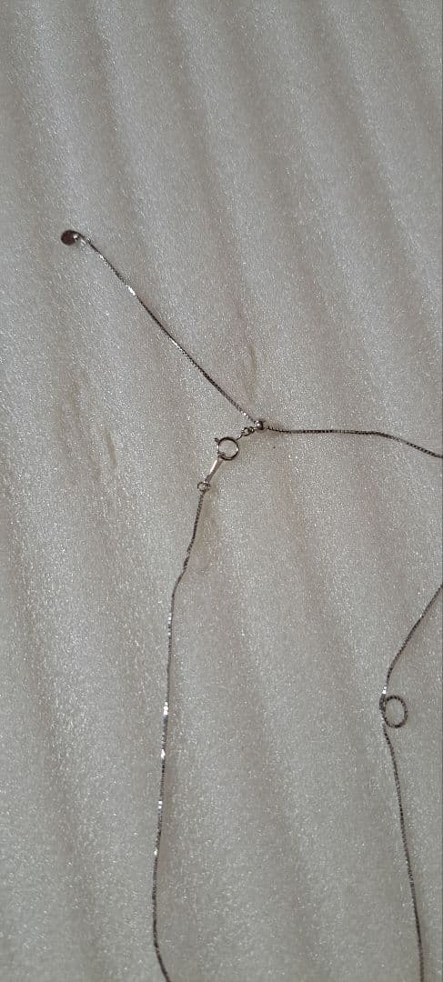 ダイヤモンドネックレス0.72カラットレーザーホール