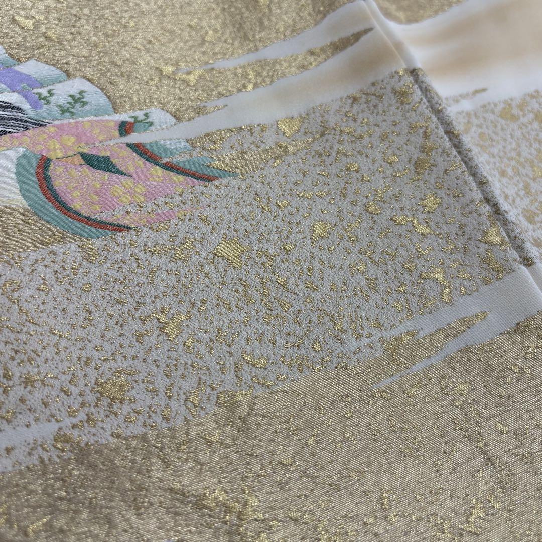 色留袖 縫い取りの平安時代 お姫様 紋なし 正絹 AK-6930