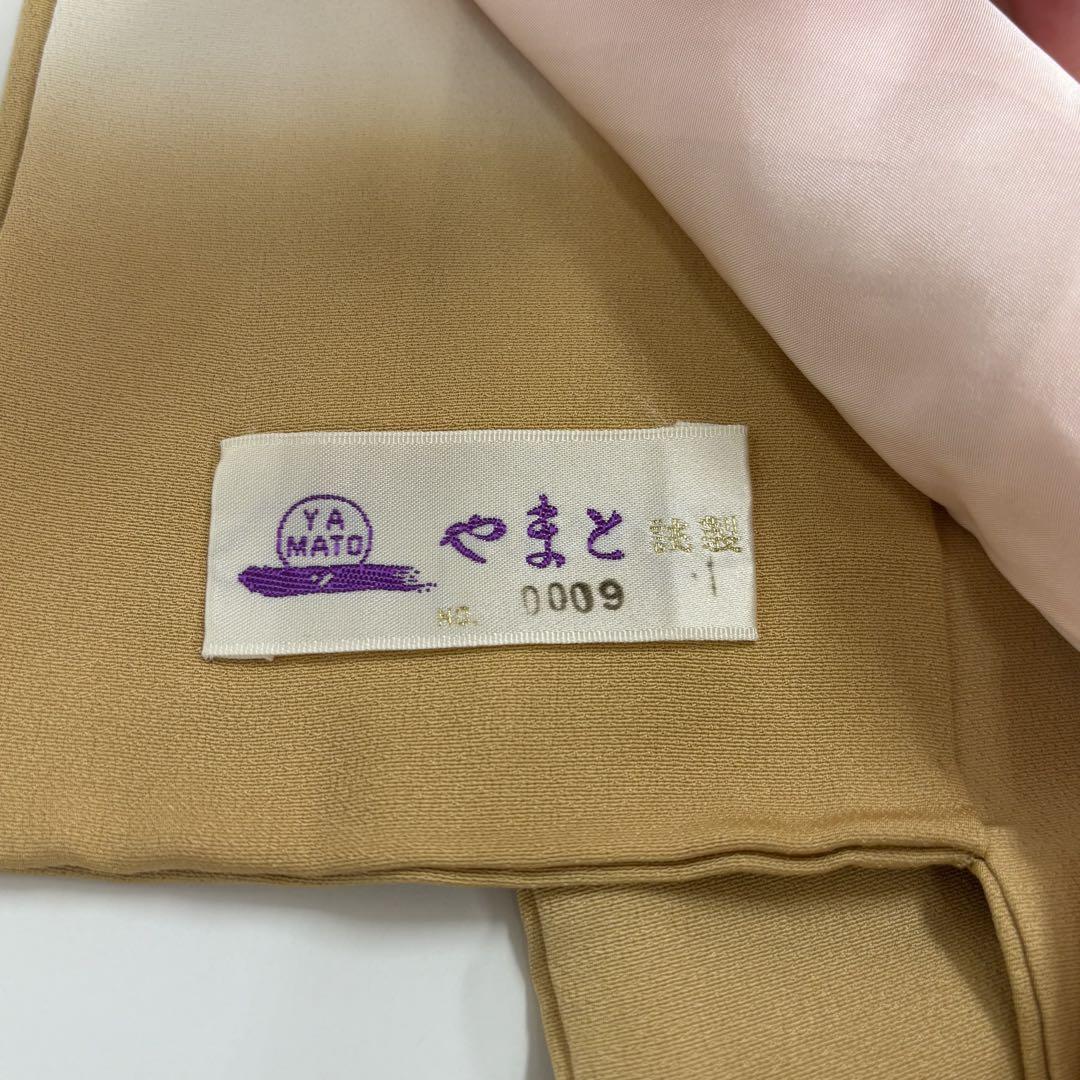 色留袖 縫い取りの平安時代 お姫様 紋なし 正絹 AK-6930