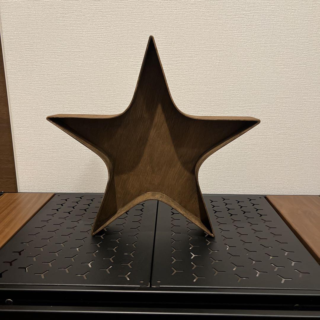 M&M Customperformance スターオブジェ木製　オイルステン済②