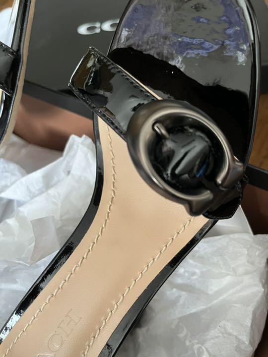 COACH コーチ パンプス ミュール サンダル ストラップ付き C