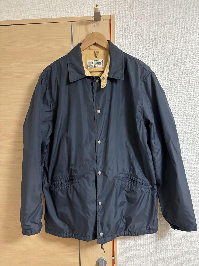 80s LLBean チンスト付き ナイロン コーチ ジャケット メンズ