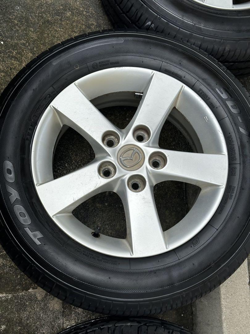 マツダ プレマシー 純正ホイール 15インチ タイヤ 195／65R15