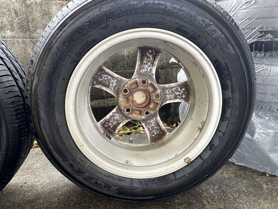 マツダ プレマシー 純正ホイール 15インチ タイヤ 195／65R15