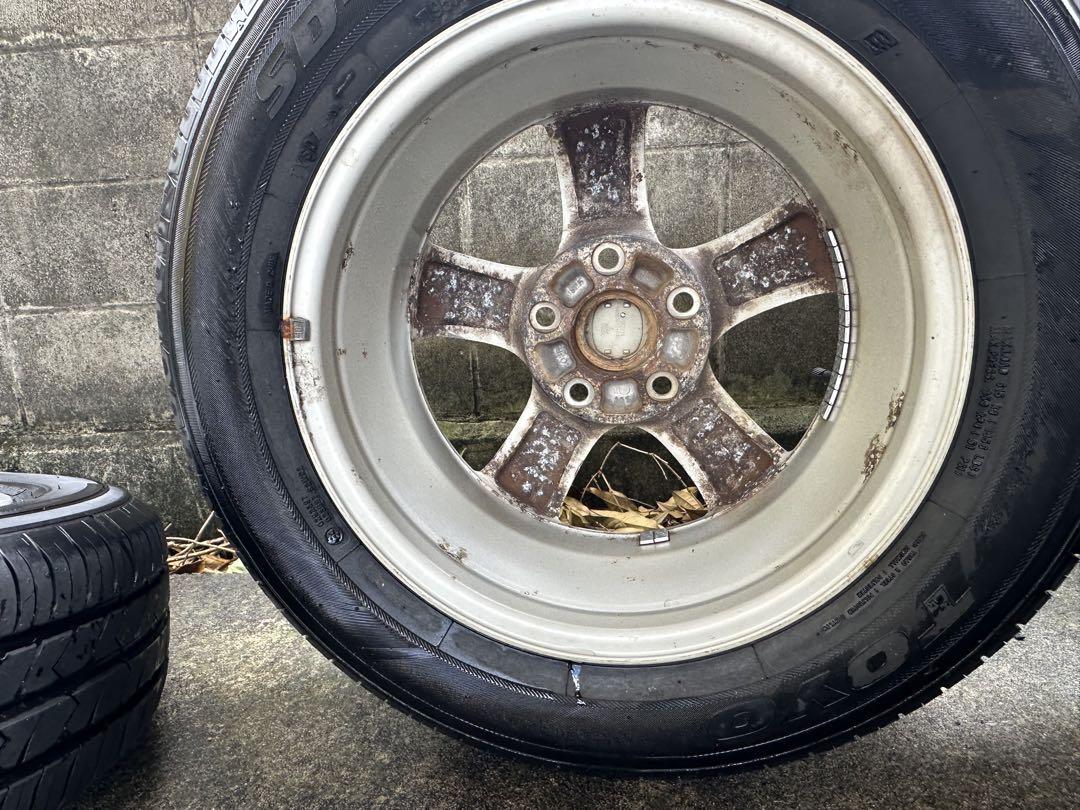 マツダ プレマシー 純正ホイール 15インチ タイヤ 195／65R15