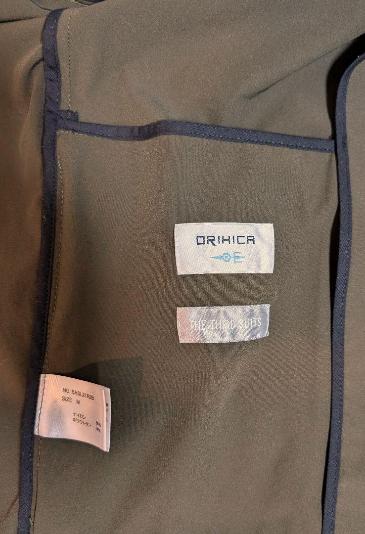 オリヒカ ライム　THE 3rd SUITS 洗える♪セットアップ　ノーカラー茶 クラシックファッション - 美品 オリヒカ ORIHICA 洗える