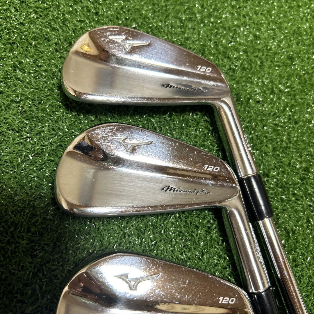 ミズノプロ はみ出る 120 Dynamic Gold S400 4I〜PW7本セット