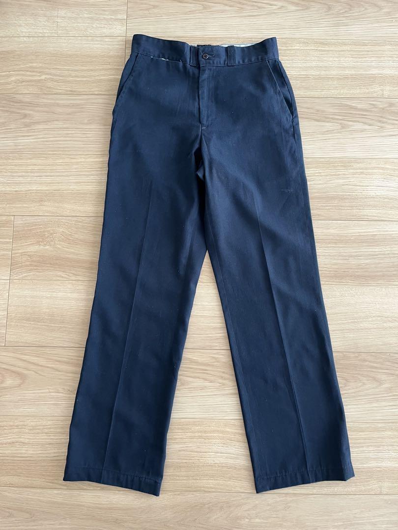 70s Lee PREST ワークパンツ チノパン アメリカ製 ネイビー