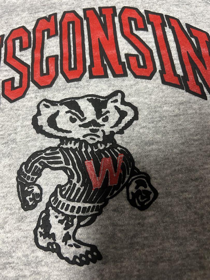 希少レア80s USA 製TULTEX WISCONSIN カレッジスウェットM