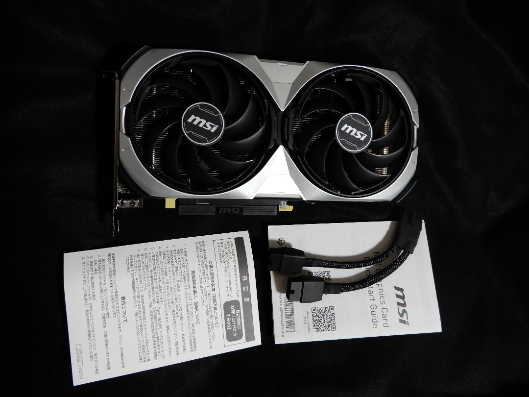 MSI RTX 4070 Ti SUPER OC (実使用期間3週間）