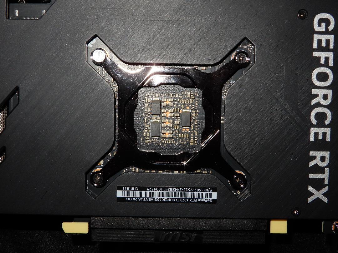 MSI RTX 4070 Ti SUPER OC (実使用期間3週間）
