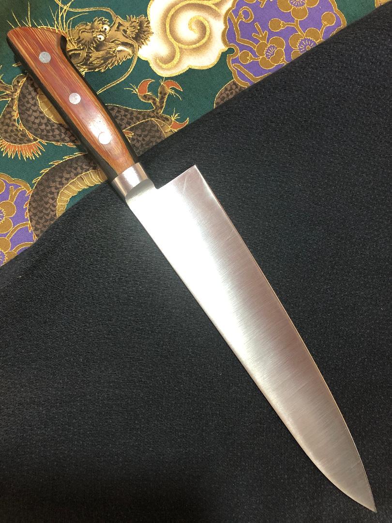 【研ぎ済み】モリブデン鋼　堺刀司　牛刀包丁　ナイフ　釣り　料理　板前　寿司 研ぎ済み】モリブデン鋼 堺刀司 牛刀包丁 ナイフ 釣り 料理 板前
